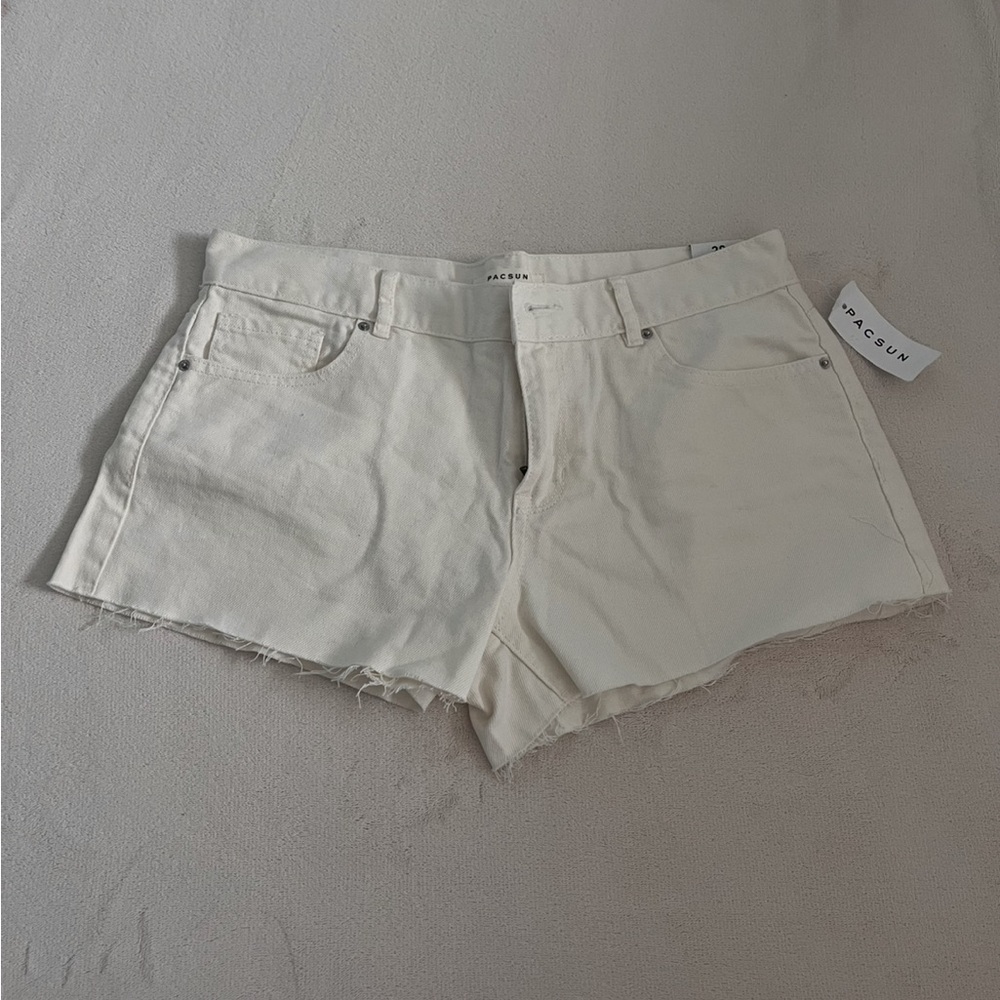 Rag & Bone Off-White Jean Shorts
